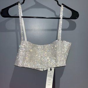 White Fox Breathtaking Crop Silver